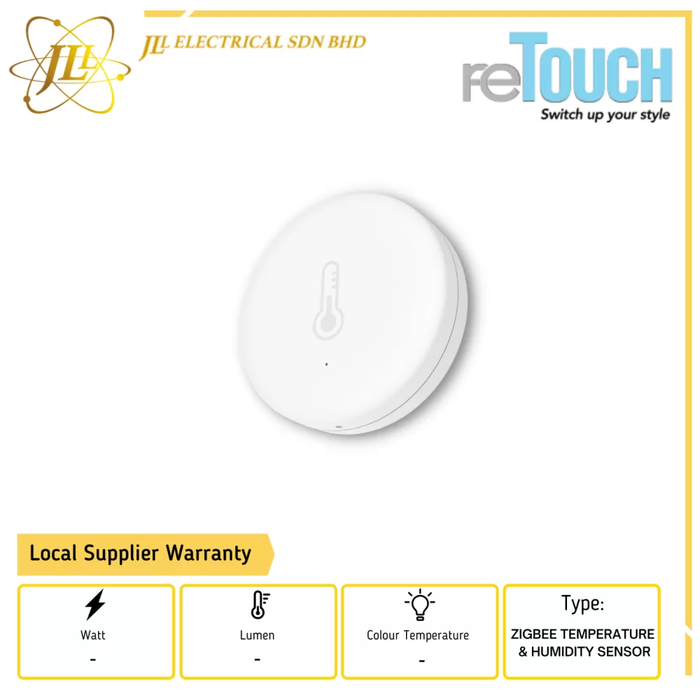 RETOUCH ZIGBEE TEMPERATURE AND HUMIDITY SENSOR TYTT001-2A