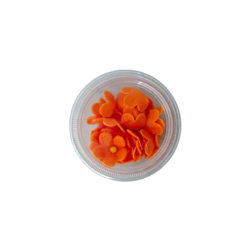 Pure sugar Flower (Edible) Blossom Medium - Orange