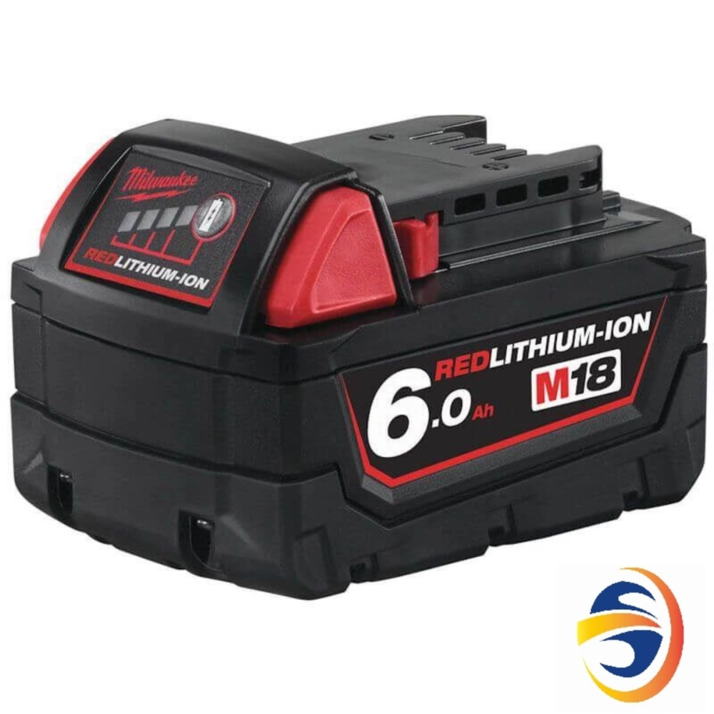 MILWAUKEE M18 5.0/6.0Ah 18V RED LITHIUM-ION BATTERY (100% ORIGINAL MILWAUKEE BATTERY)