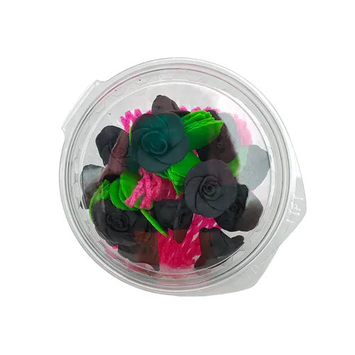 Sugar Paste Flower Rose (Medium) - Black