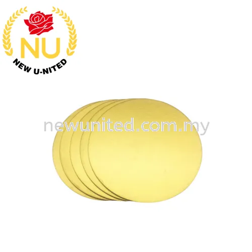 CAKE BOARD ROUND GOLD