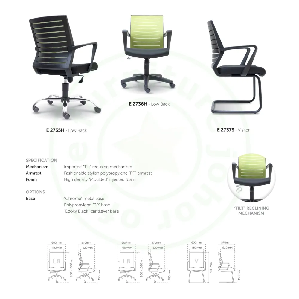 Line Mesh Office Chair