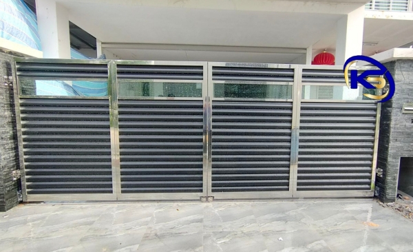 Folding Gate Jalan Sumazau 2B/KU5, Bandar Bukit Raja. Klang Selangor Main Gate  Johor Bahru (JB), Malaysia, Selangor, Kuala Lumpur (KL) Supplier, Suppliers, Supply, Supplies | Knight Services Enterprise Sdn Bhd