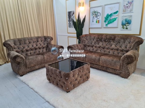  Promotion Shah Alam, Selangor, Kuala Lumpur (KL), Malaysia Modern Sofa Design, Chesterfield Series Sofa, Best Value of Chaise Lounge | SYT Furniture Trading