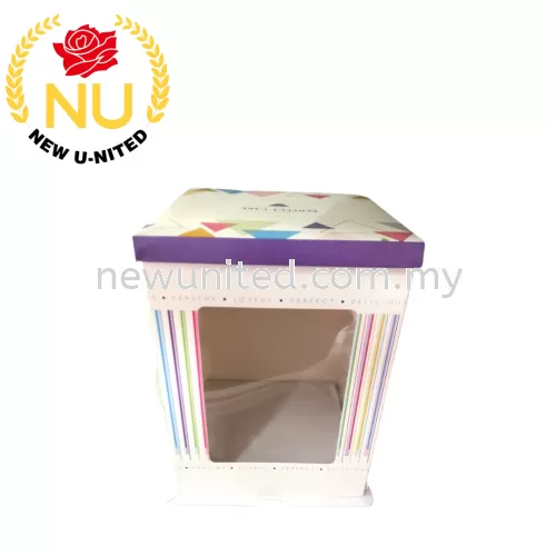 RAINBOW CAKE BOX