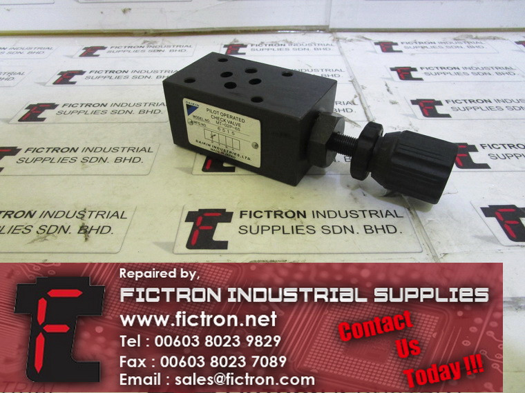 MT-02P-65 MT02P65 DAIKIN Pilot Operated Check Valve Supply Malaysia Singapore Indonesia USA Thailand
