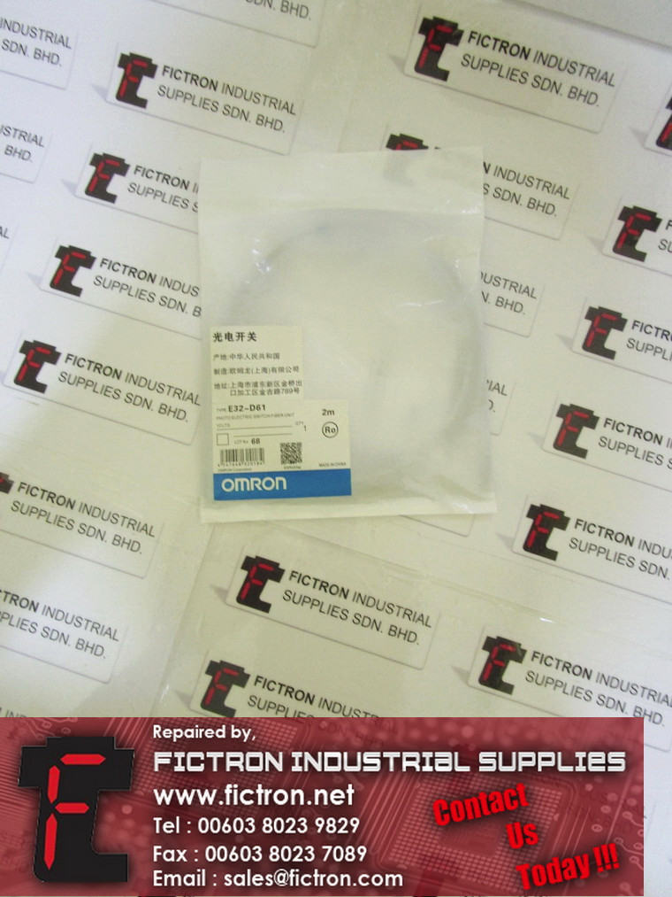 E32-D61 E32D61 OMRON Photoelectric Switch Fiber Unit Supply Malaysia Singapore Indonesia USA Thailand