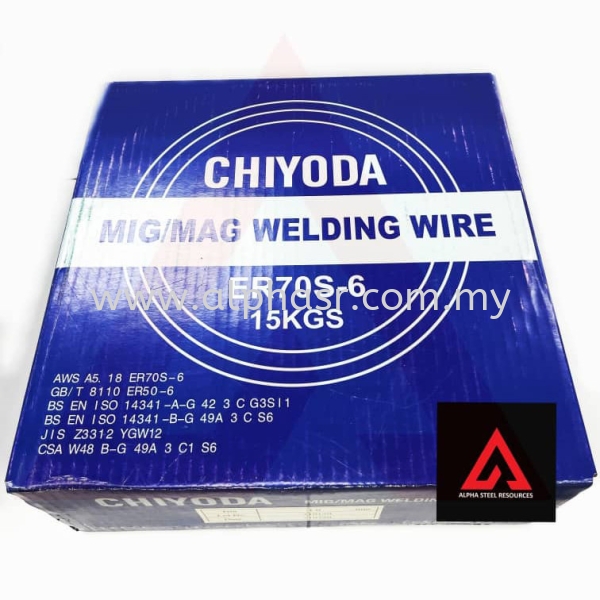 CHIYODA CO2 MIG/MAG Welding Wire Welding Equipment Hardware Selangor, Klang, Kuala Lumpur (KL), Malaysia Mild Steel, Gate Accessories  | Alpha Steel Resources (M) Sdn Bhd