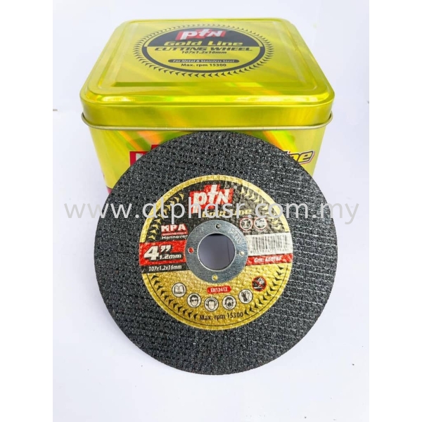 PTN 4  X 1.2MM Cutting Disc (Goldline) Disc Hardware Selangor, Klang, Kuala Lumpur (KL), Malaysia Mild Steel, Gate Accessories  | Alpha Steel Resources (M) Sdn Bhd