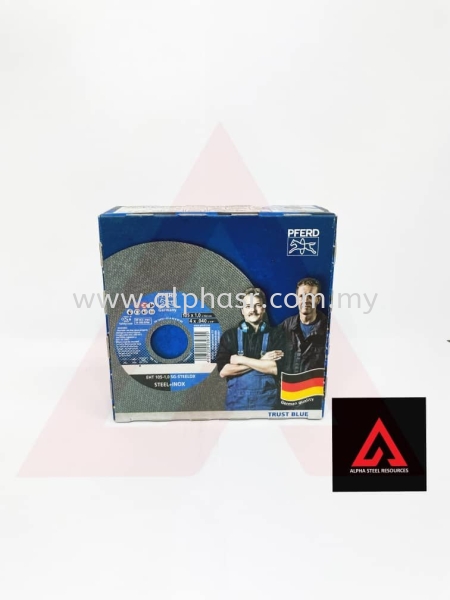 PFERD Cutting Disc EHT 105 X 1.0MM Sg-Steeloxsteel +Inox 4 Disc Hardware Selangor, Klang, Kuala Lumpur (KL), Malaysia Mild Steel, Gate Accessories  | Alpha Steel Resources (M) Sdn Bhd