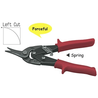 F950 Fujiya 9-1/2"/245mm Left-Handed Heavy Duty Aviation Tin-Snips=