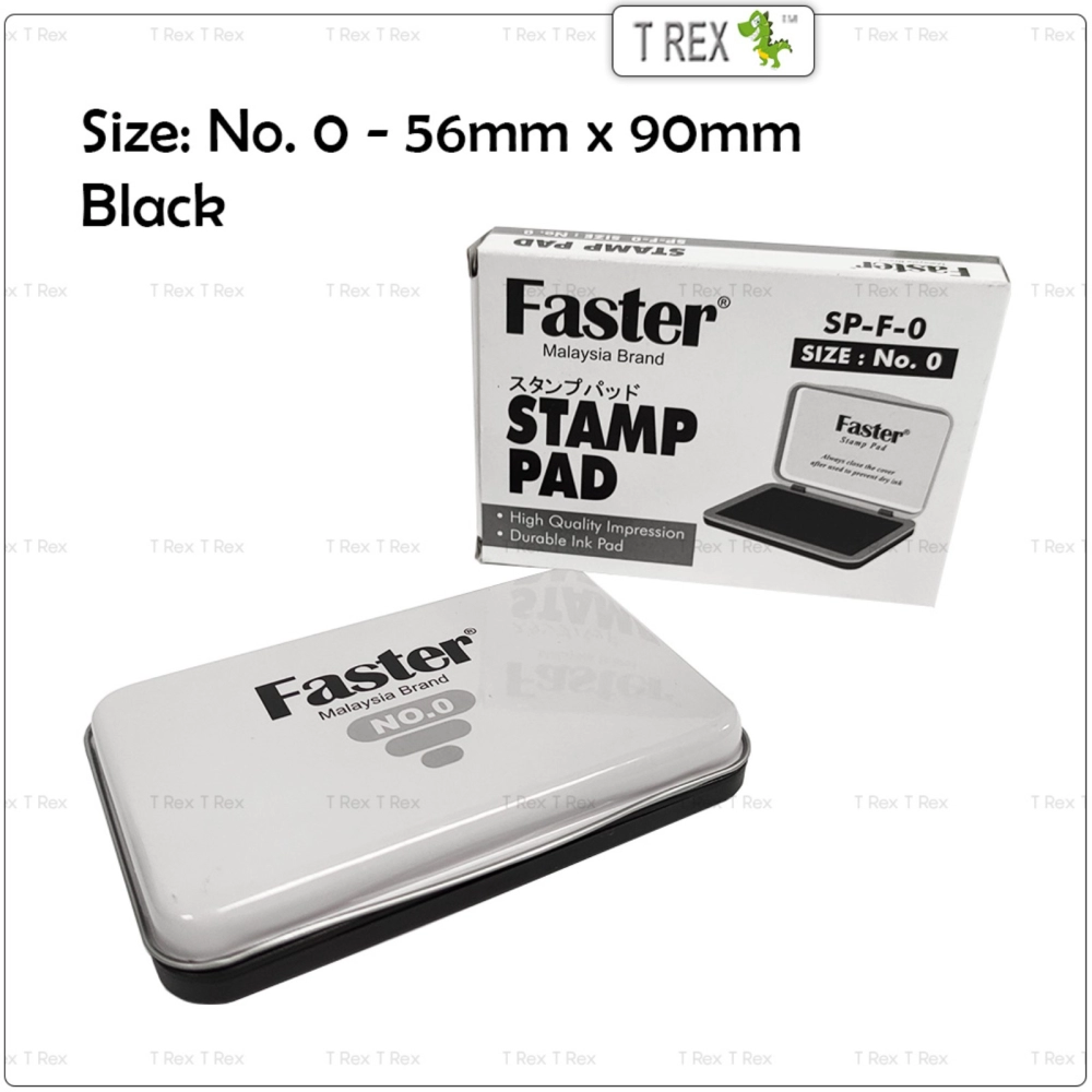 Faster Stamp Pad Size No. 0 / No.00