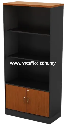 GB741-Semi Door Medium Office Cabinet