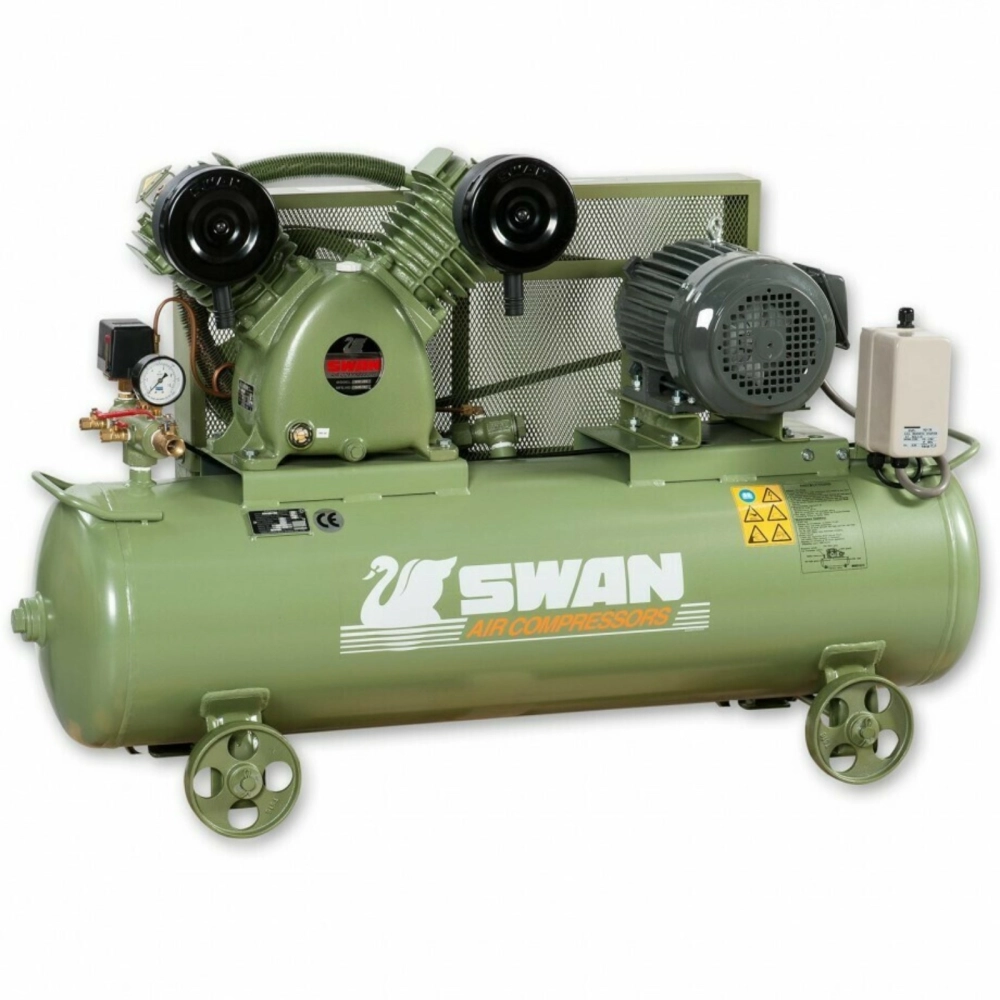 SWAN SVP-205 5hp Air Compressor - Single Stage ,3phase