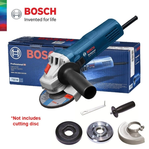 BOSCH GWS750-100 4" ANGLE GRINDER (750W,1100RPM)