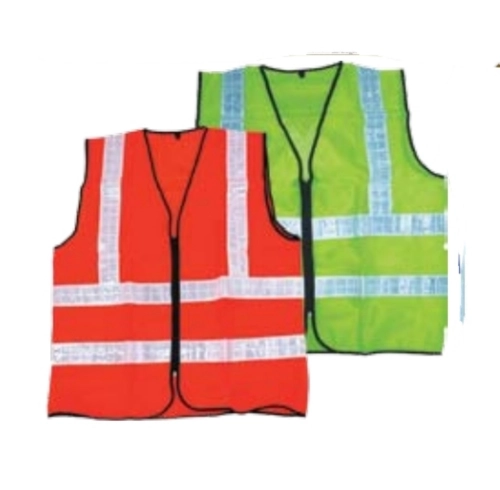 Thin Safety Vest Coat (PVC White Reflective)