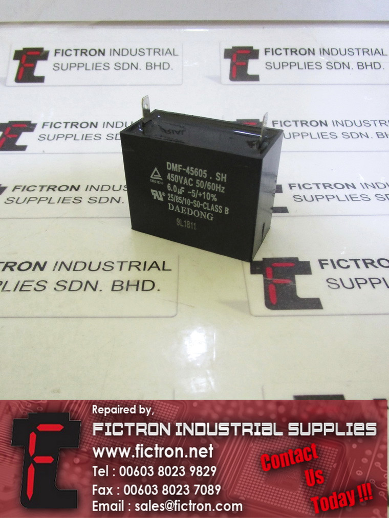 DMF-45605 DMF45605 DAEDONG Motor Capacitor Supply Malaysia Singapore Indonesia USA Thailand