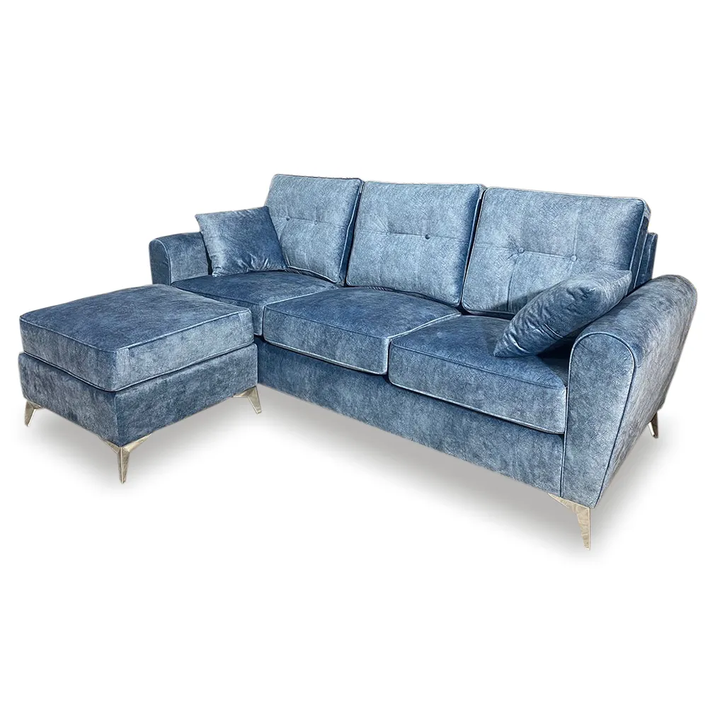 Modern Fabric L Shape Sofa