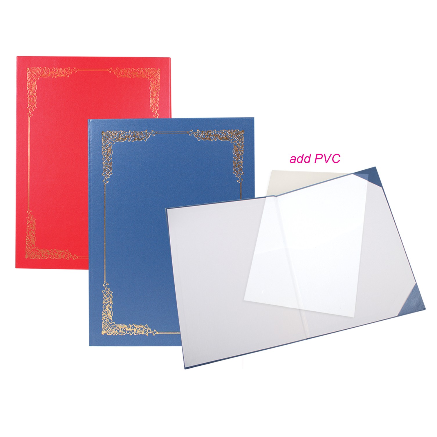 FG-504D Double Sided PU Certificate Holder - Unique, Customized Corporate  Gifts