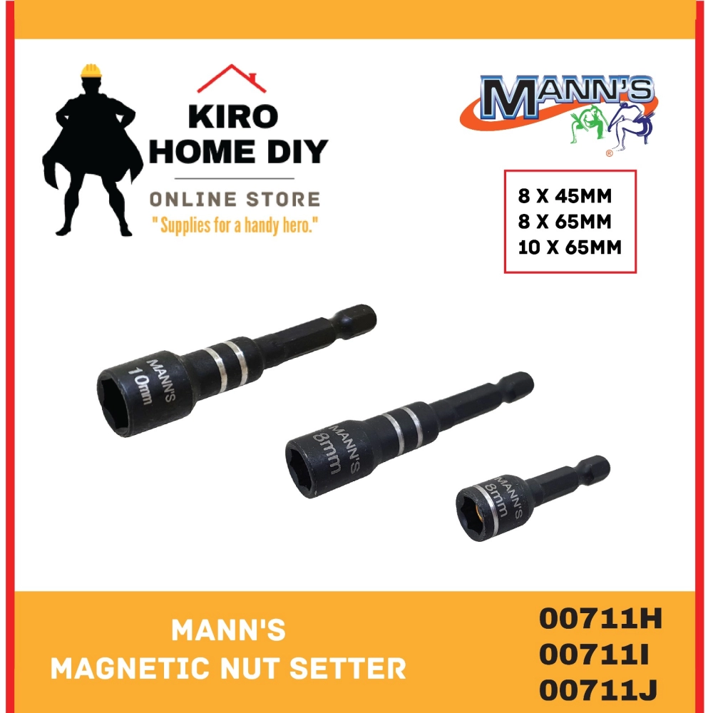 MANN'S Magnetic Nut Setter - 00711H/ 00711I/ 00711J