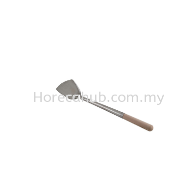 QWARE STAINLESS STEEL TURNER WITH WOODEN HANDLE QKT-02-SS 10.5CM KITCHEN UTENSILS Johor Bahru (JB), Malaysia Supplier, Suppliers, Supply, Supplies | HORECA HUB