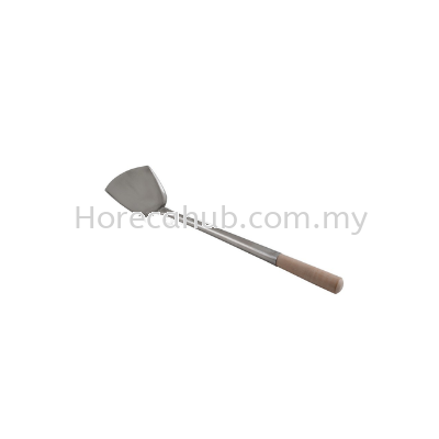 QWARE STAINLESS STEEL TURNER WITH WOODEN HANDLE QKT-L-SS 11CM KITCHEN UTENSILS Johor Bahru (JB), Malaysia Supplier, Suppliers, Supply, Supplies | HORECA HUB