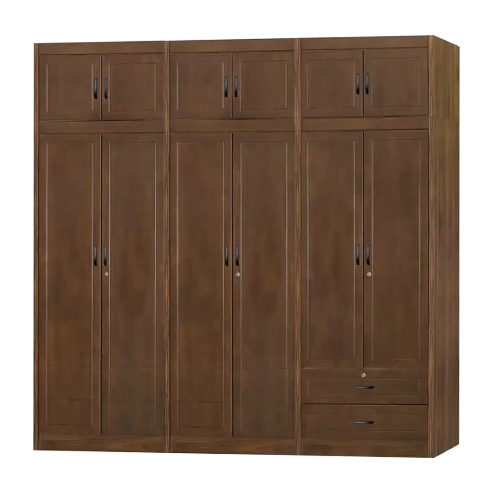 Wooden Wardrobe H 94" L 96" D 21"