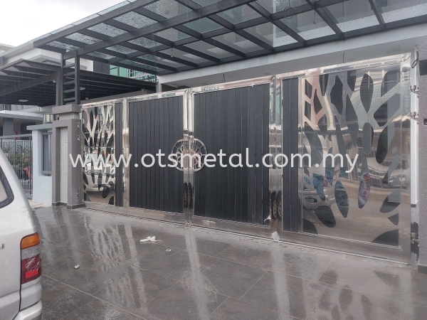 SSG063 Stainless Steel Gate Johor Bahru (JB) Design, Supplier, Supply | OTS Metal Works