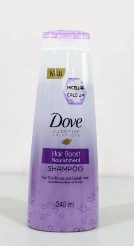 DOVE MICELLAR CALCIUM HAIR BOOST NOURISHMENT SHAMPOO 340ML