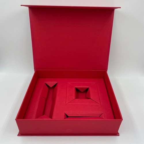 Die Cut Red Color Printing Perfume Box (Inside)