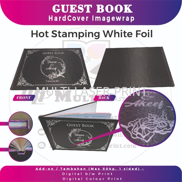 Guest Book - Hot Stamping Cover Seasonal Products  Perlis, Malaysia, Kangar Printing, Services, Supplier, Supply | MULTI LASER PRINT