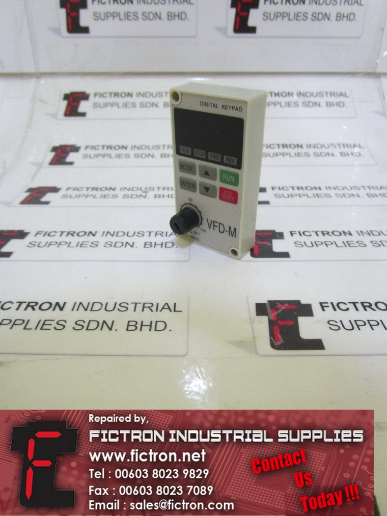 VFD-M VFDM DELTA ELECTRONICS Digital Keypad Supply Repair Malaysia Singapore Indonesia USA Thailand