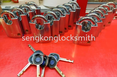 Deco 50mm padlock master key system