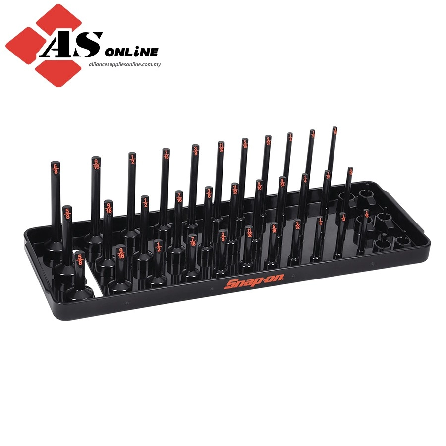 SNAP-ON 1/4" SAE Post 3-Row Socket Tray (Gloss Black) / Model: KA143FRBK