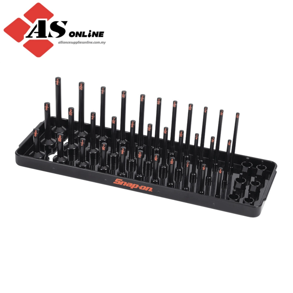 SNAP-ON 1/4" SAE Post 3-Row Socket Tray (Gloss Black) / Model: KA143FRBK