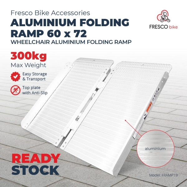 Wheelchair Ramp Aluminum Ramp Portable 72 X 60cm Ramp Wheelchair - Fresco Bike Kuala Lumpur, KL, Malaysia Supply, Supplier, Suppliers | Fresco Cocoa Supply PLT