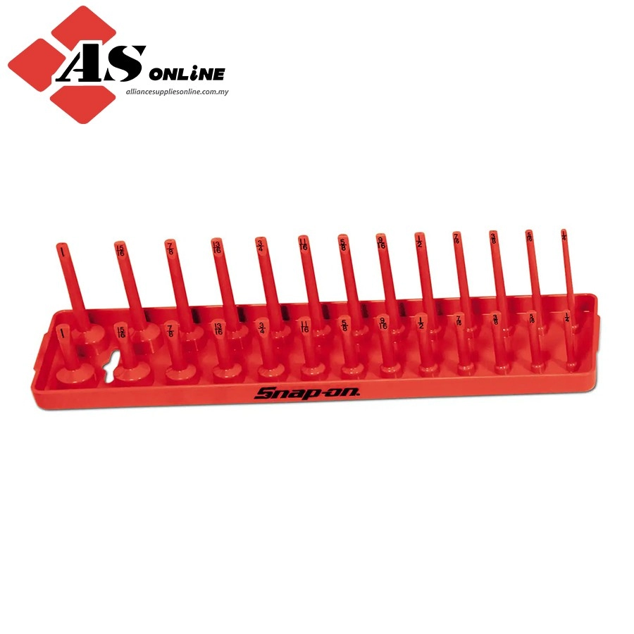 SNAP-ON 3/8" SAE Post Socket Tray (Snap-on Red) / Model: KA38FRRD