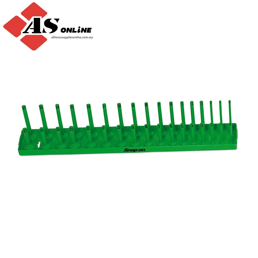 SNAP-ON 1/2" Metric Post Socket Tray (Extreme Green) / Model: KA12METGN