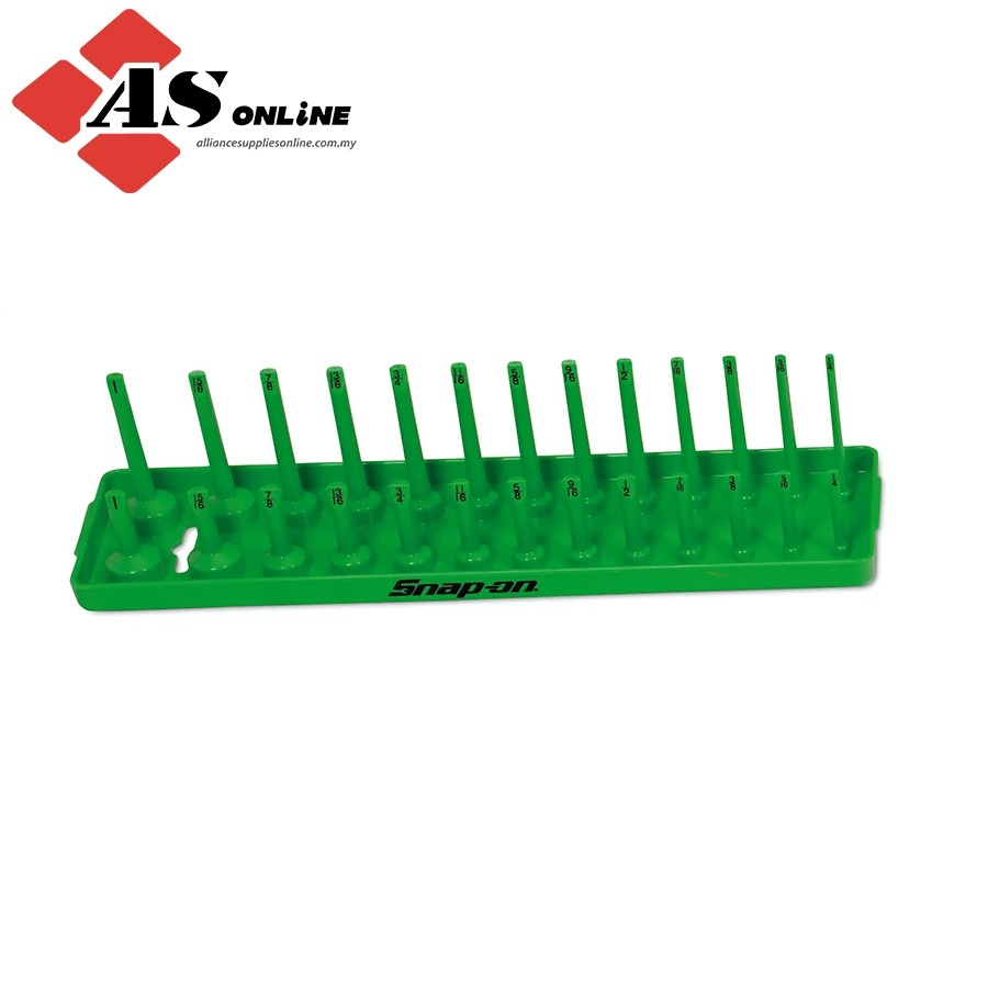 SNAP-ON 3/8" SAE Post Socket Tray (Extreme Green) / Model: KA38FRGN