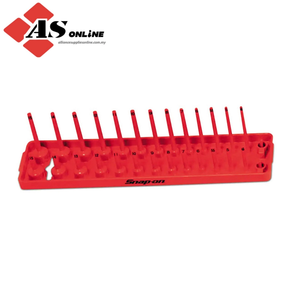 SNAP-ON 1/4" Metric Post Socket Tray (Snap-on Red) / Model: KA14METRD