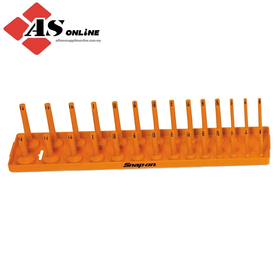 SNAP-ON 1/2" SAE Post Socket Tray (Electric Orange) / Model: KA12FROR