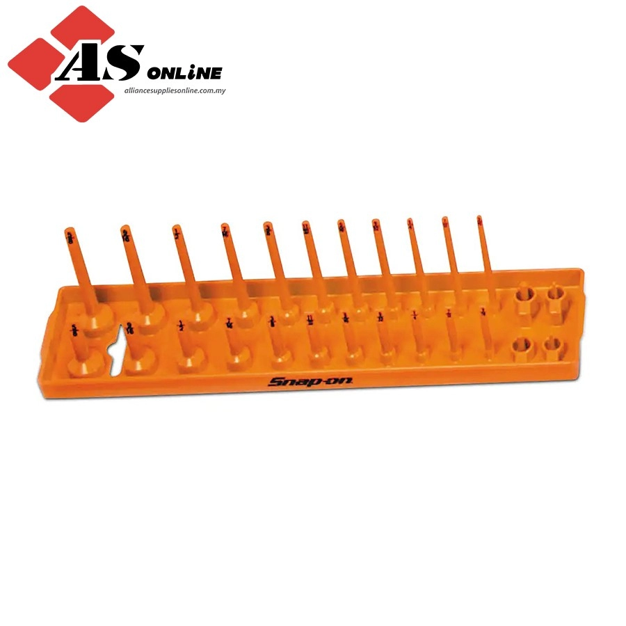 SNAP-ON 1/4" SAE Post Socket Tray (Electric Orange) / Model: KA14FROR