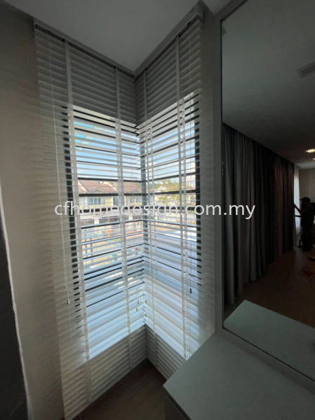 Timber Blinds White S2 Height  TIMBER BLINDS BLINDS Seremban, Negeri Sembilan, Malaysia Supplier, Suppliers, Supply, Supplies | CF Interior Home Design