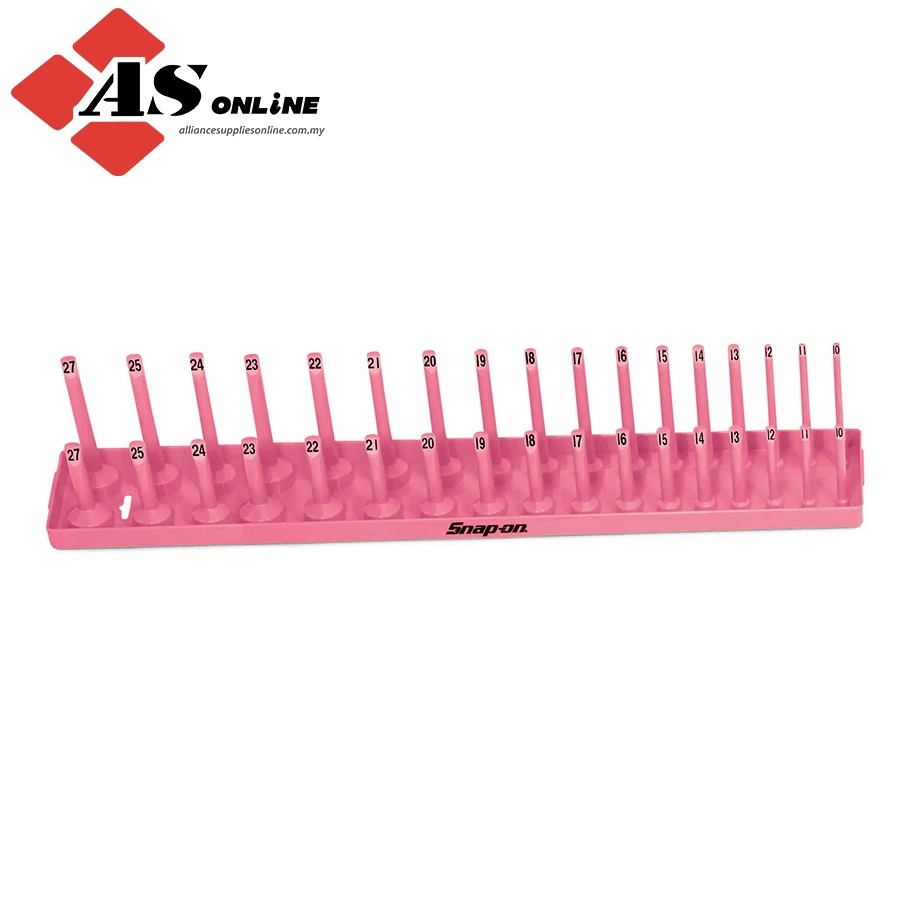 SNAP-ON 1/2" Metric Post Socket Tray (Pink) / Model: KA12METPK
