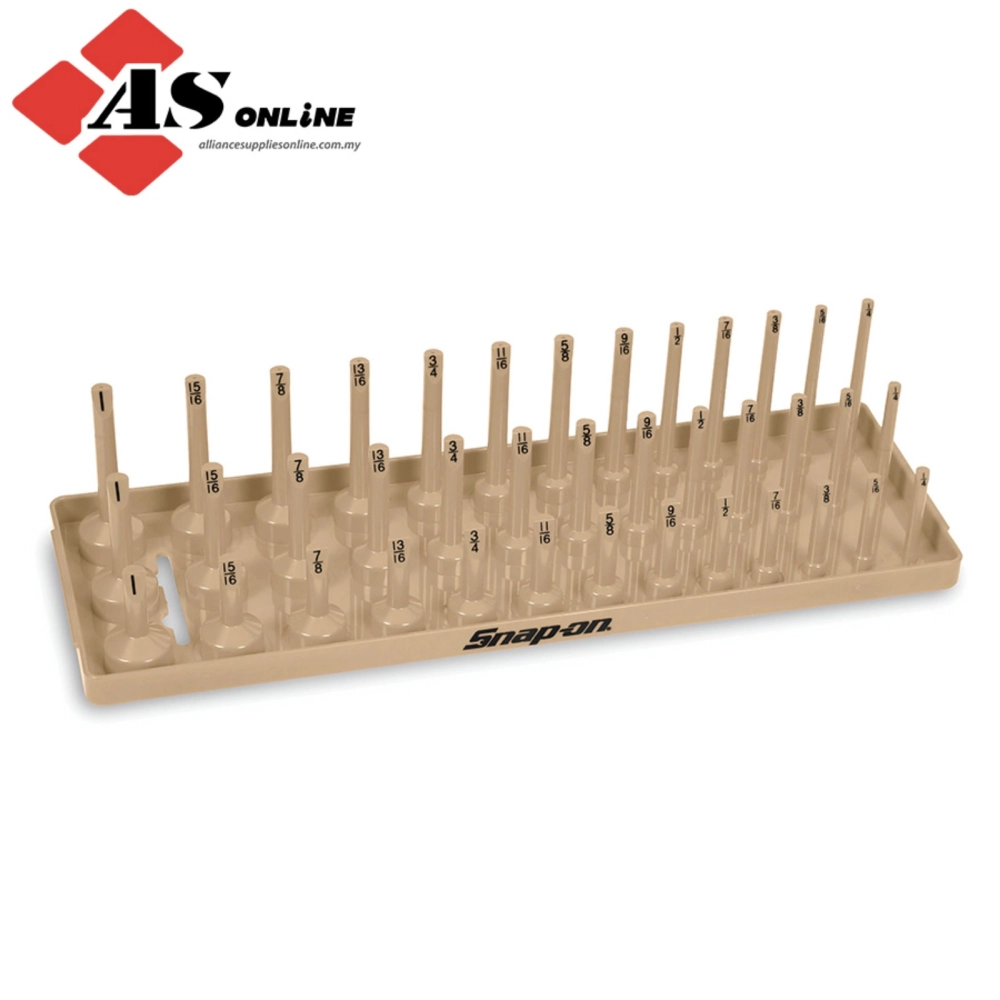 SNAP-ON 3/8" Metric Post 3-Row Socket Tray (Combat Tan) / Model: KA383METCT