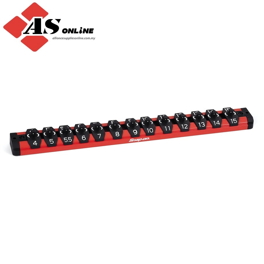 SNAP-ON 1/4" Drive Metric Lock-A-Socket (Red) / Model: LAS14MR