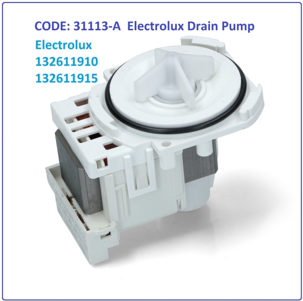 Code: 31113-A Electrolux Drain Pump LEILI Slot In Type Water Pump / Drain Pump Washing Machine Parts Melaka, Malaysia Supplier, Wholesaler, Supply, Supplies | Adison Component Sdn Bhd