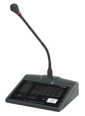 PD1240.AMPERES 24 Zone Soft Touch Paging Microphone