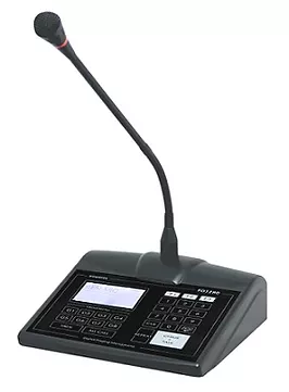 PD1280.AMPERES Soft Touch Paging Microphone with LCD AMPERES PA/Sound System Johor Bahru JB Malaysia Supplier, Supply, Install | ASIP ENGINEERING