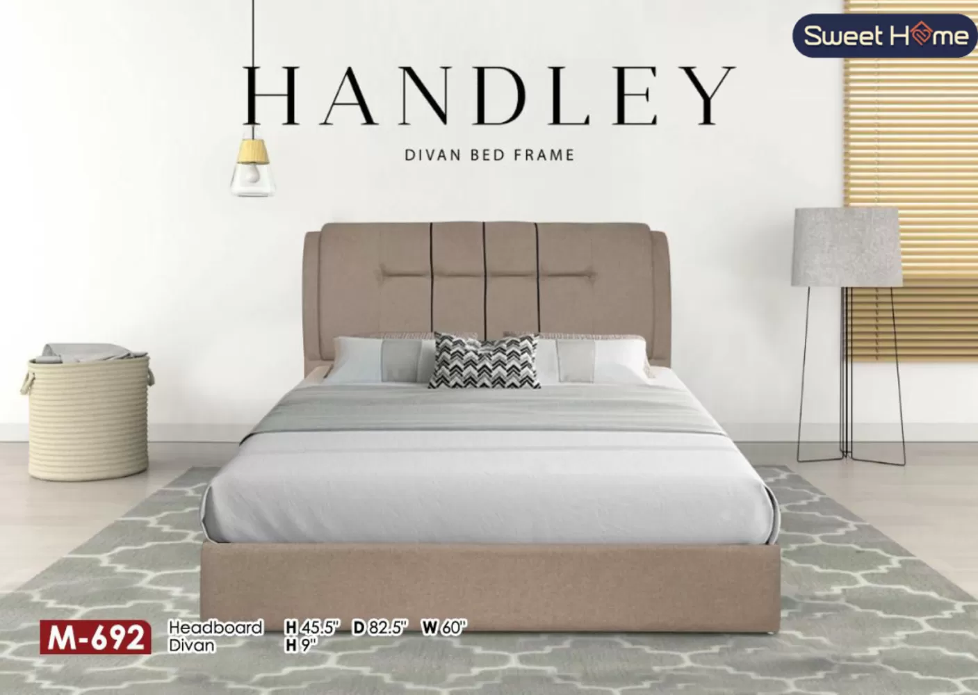 HANDLEY Divan Bedframe M-692